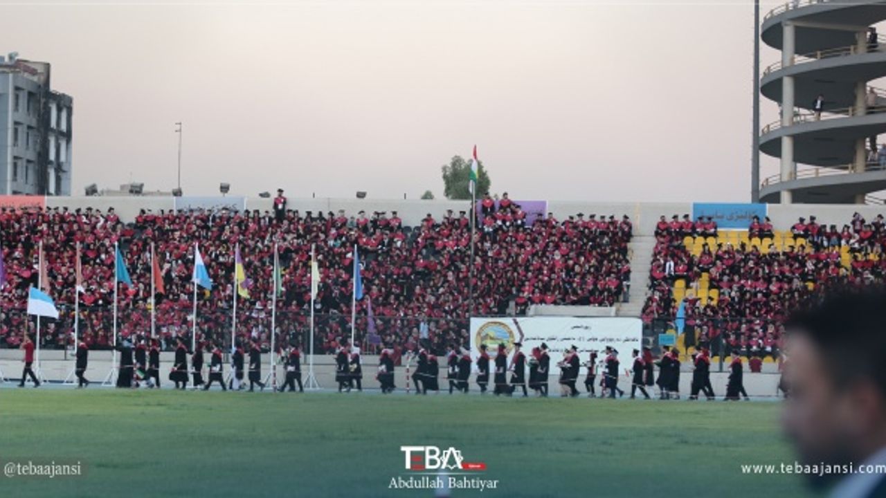 Selahaddin Üniversitesi öğrencileri mezuniyet sevinci yaşadı