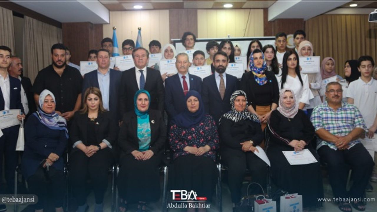 ITC Erbil İl Başkanlığında Türkmen öğrenciler ödüllendirildi
