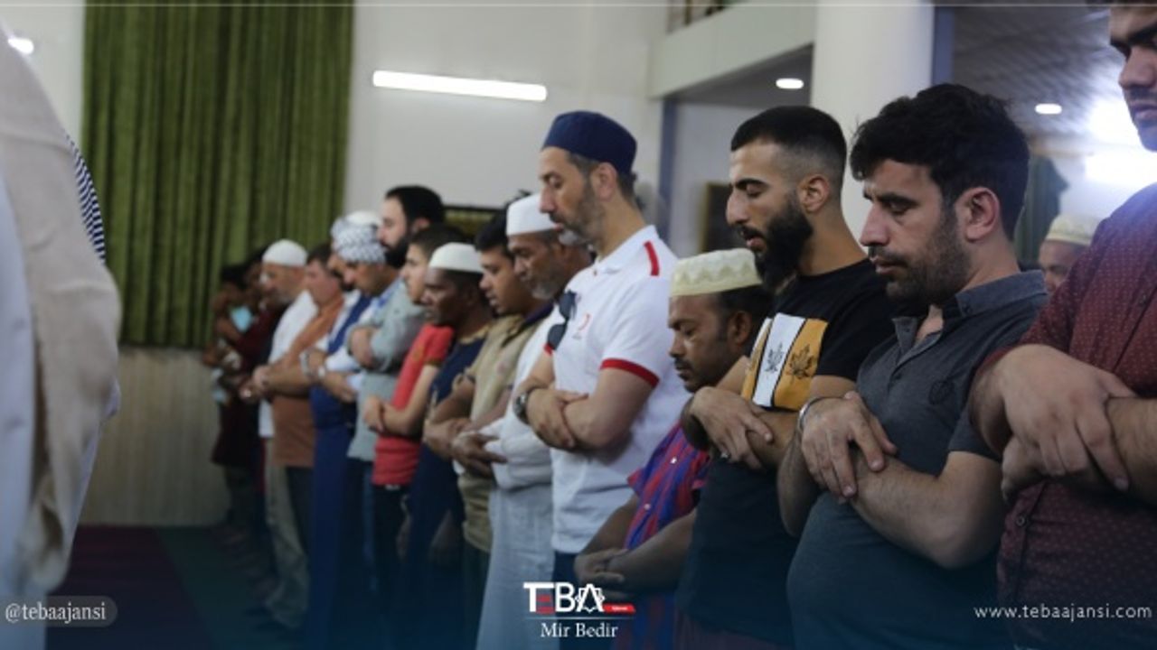 Erbil Küreciler Camisi'nde Kurban Bayramı namazı eda edildi