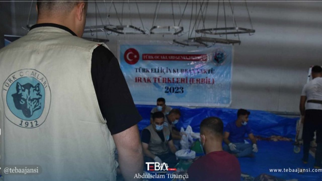 Türk Ocakları’ndan Erbil’de kurban kesimi