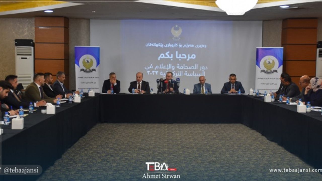 Erbil'de "2023 Türkmen Siyasetinde Basın ve Medyanın Rolü Çalıştayı” düzenlendi