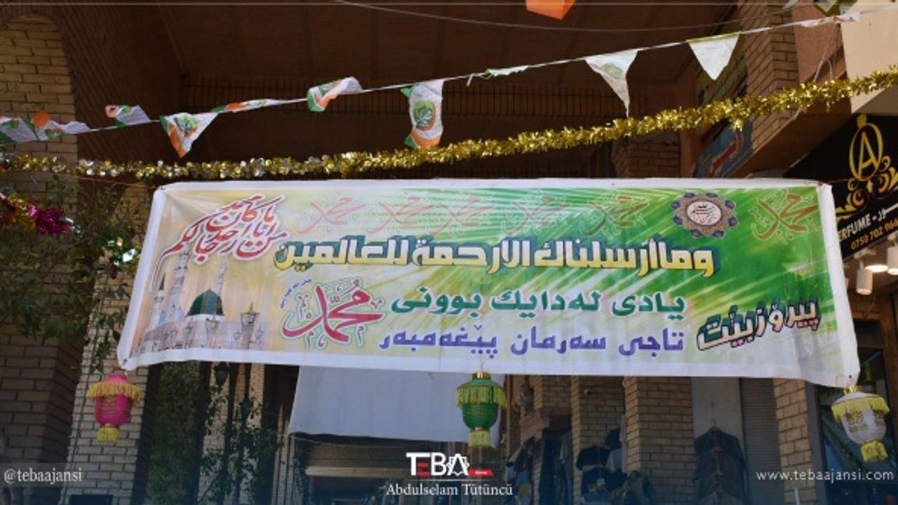 Erbil'de Mevlid Kandili hazırlıkları