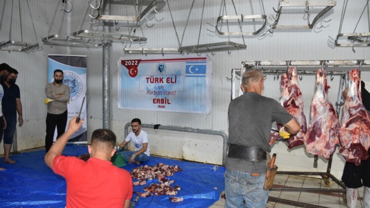 Türk Ocakları’ndan Erbil’de kurban kesimi