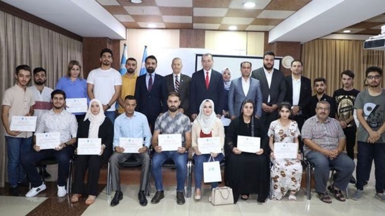 ITC Erbil İl Başkanlığında Türkçe Kursu Sertifika töreni düzenlendi