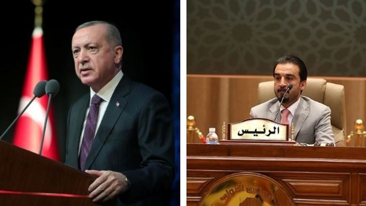 Erdoğan'dan Meclis Başkanı Halbusi'ye teşekkür