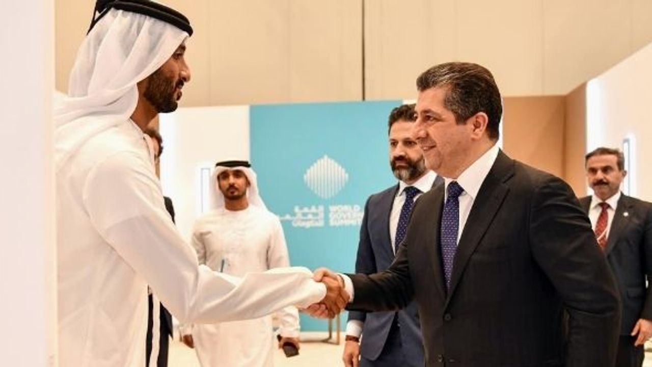 Barzani ile BAE Ekonomi Bakanı görüştü
