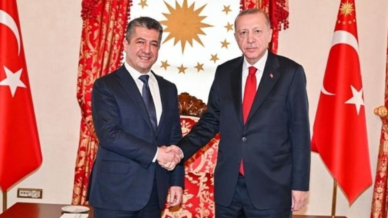 Barzani ile Erdoğan bir araya geldi