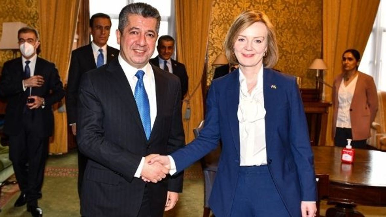 Barzani ile İngiltere Dışişleri Bakanı görüştü