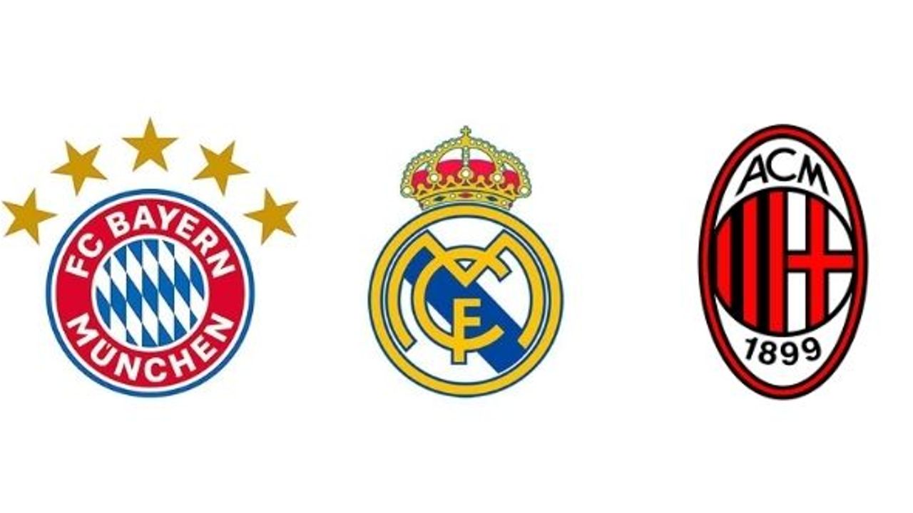 Bayern Münih, Real Madrid ve Milan'dan tarihte bir ilk!