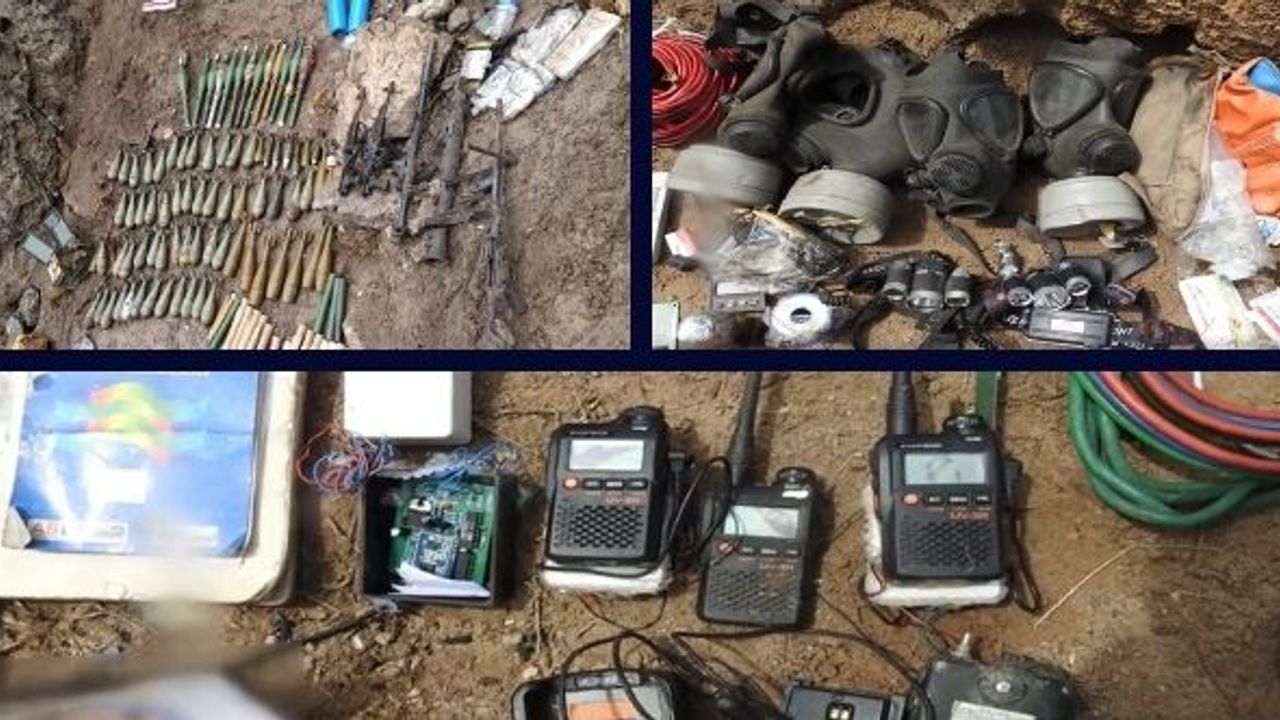 Pençe-Kilit Operasyonu'nda PKK'ya ait çok sayıda silah ve mühimmat ele geçirildi