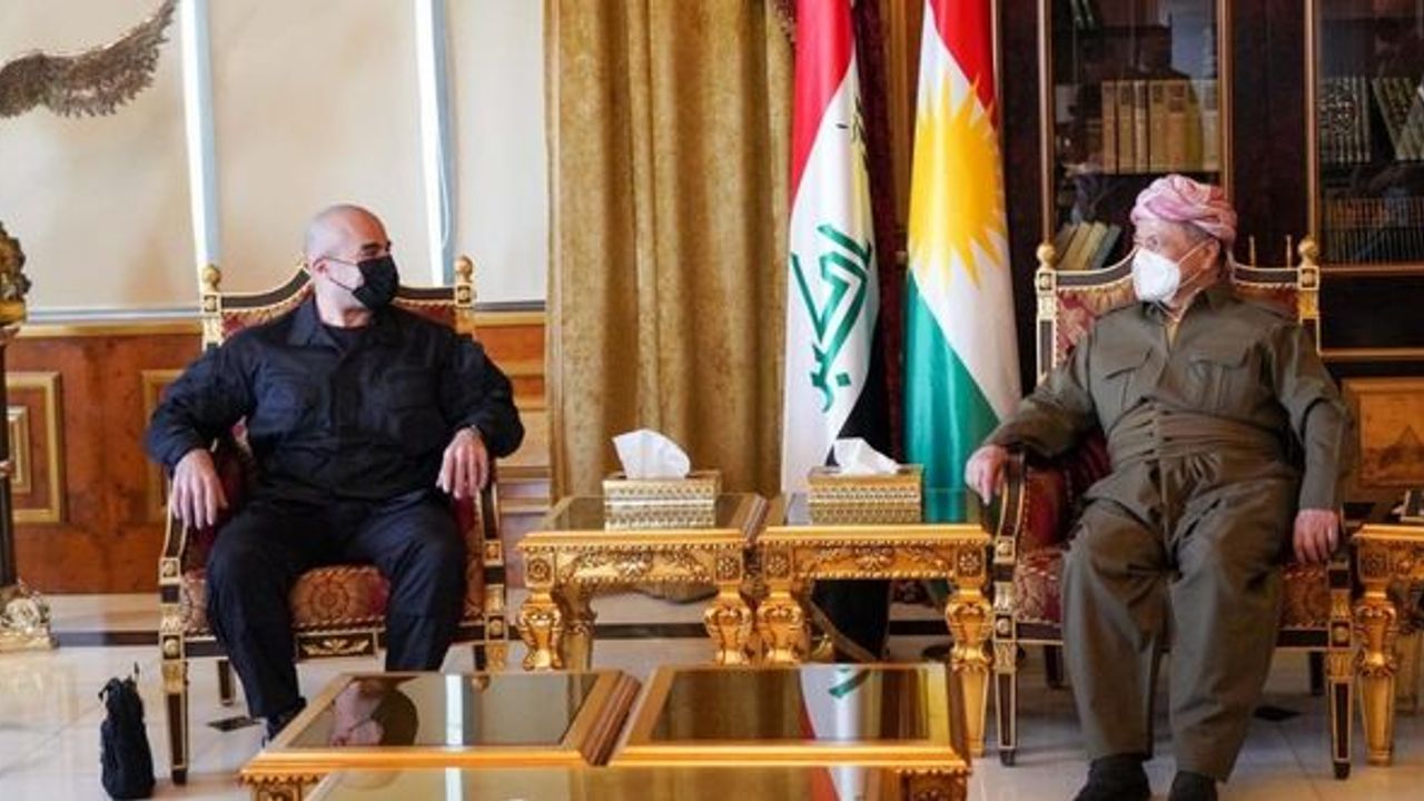 Mesut Barzani ile Pavel Talabani görüştü