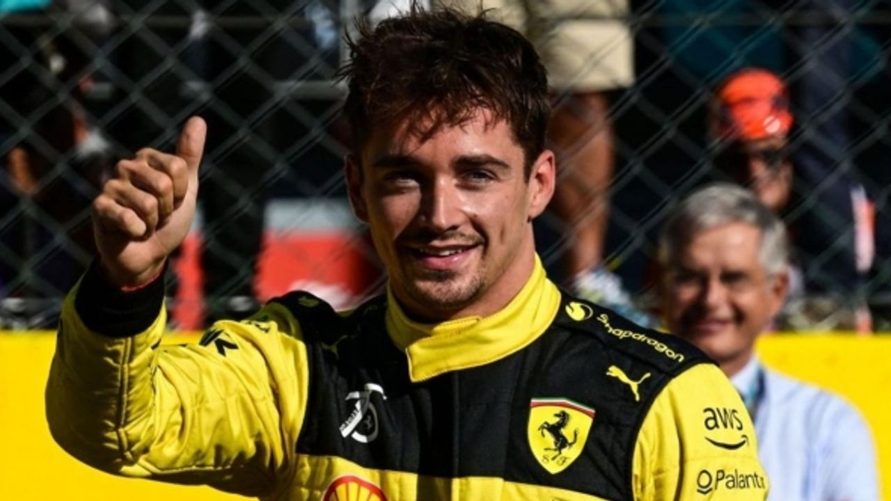 F1 İtalya GP'sinde pole pozisyonu Leclerc'in