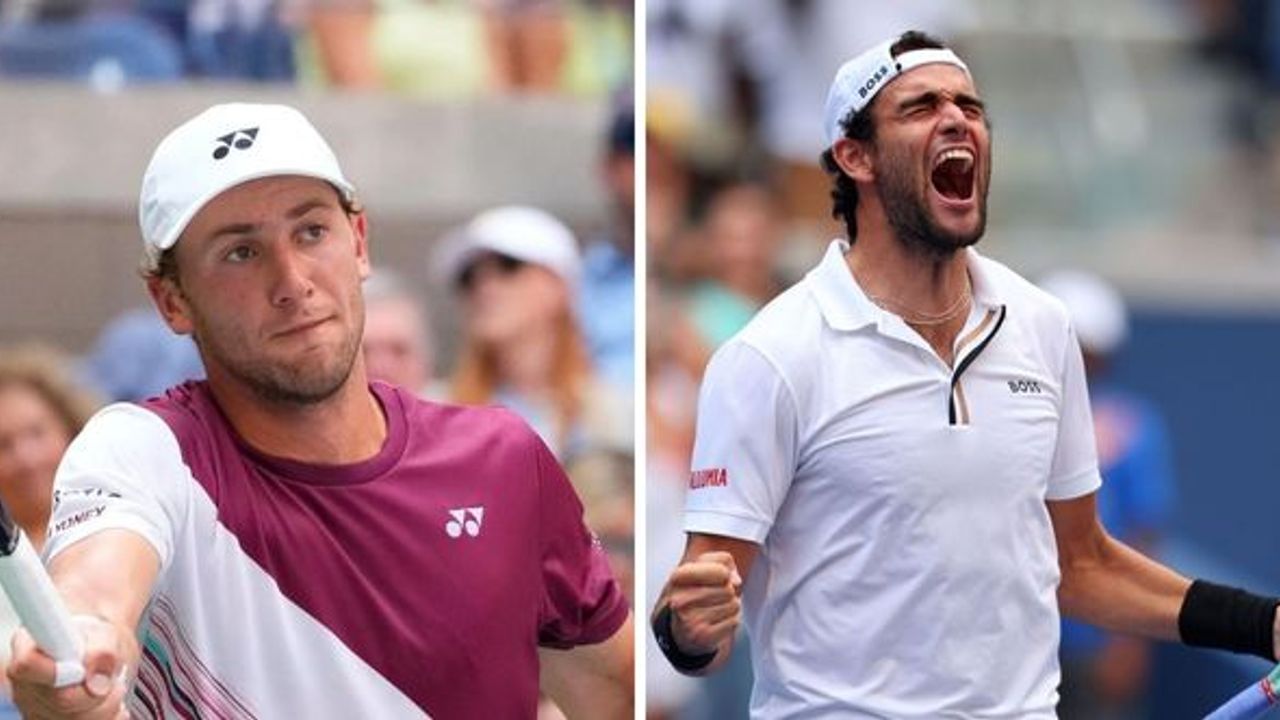 Ruud ve Berrettini ABD Açık'ın çeyrek finalinde