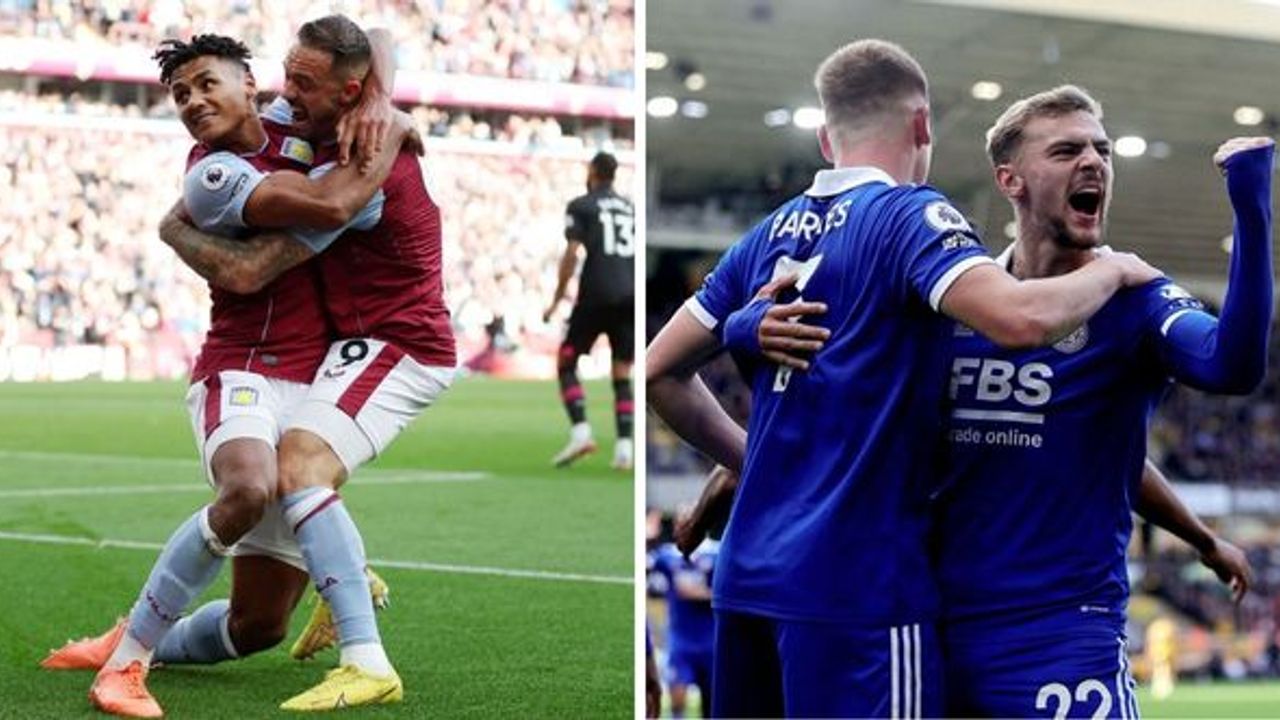 Aston Villa ile Leicester City’den rakiplerine fark