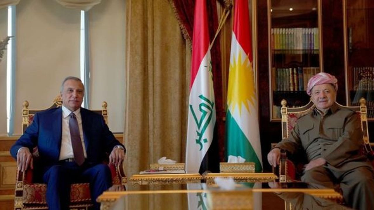 Kazımi ile KDP Başkanı Barzani görüştü