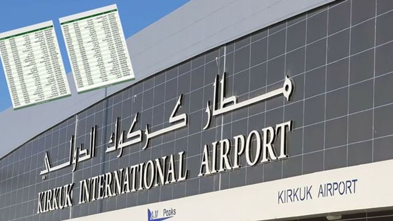 Kerkük Uluslararası Havaalanında ilk uçuş yarın yapılacak