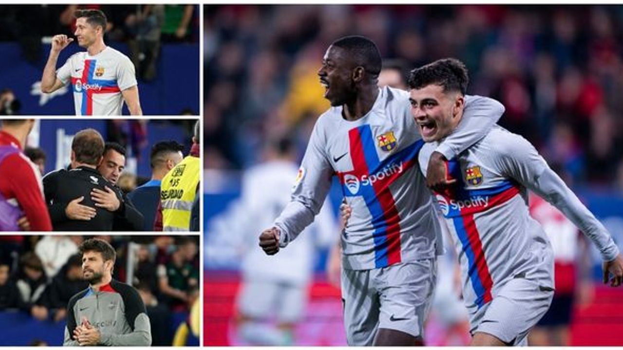 Lewo kırmızı kart gördü, Barça 10 kişiyle liderliği garantiledi