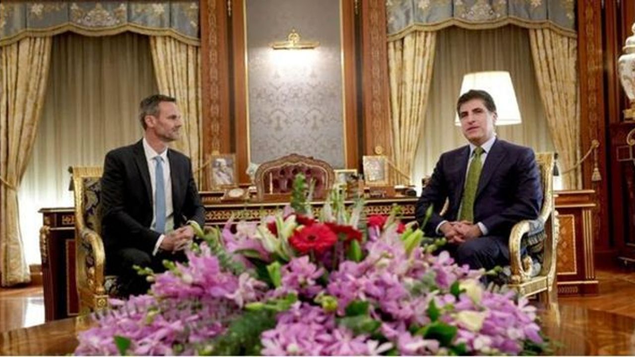 Barzani, Hollanda’nın yeni Erbil Başkonsolosu ile görüştü