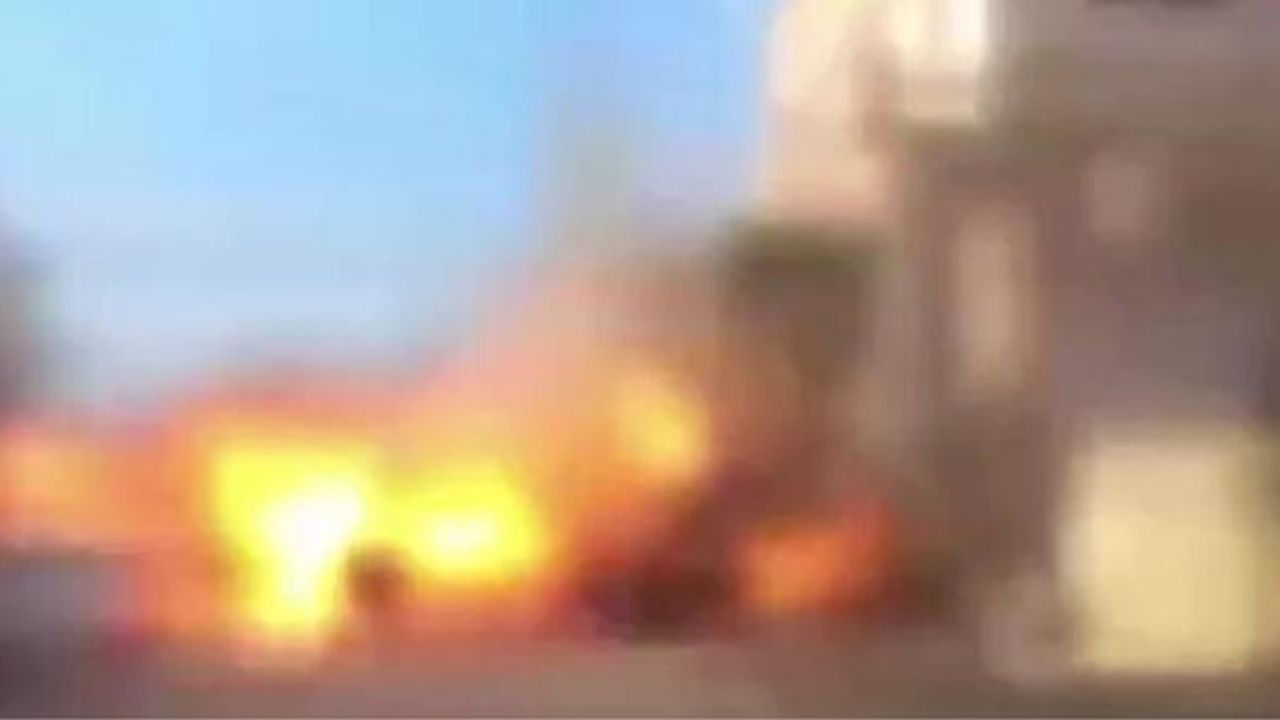 Bomba yüklü araçla düzenlenen saldırıyı DEAŞ üstlendi