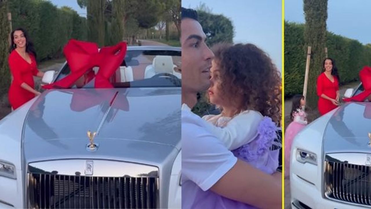 Ronaldo'ya, sevgilisi Georgina'dan binlerce dolarlık hediye