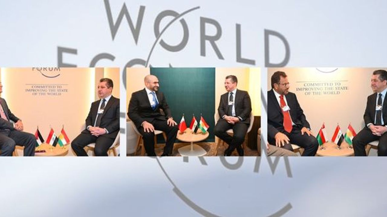 Barzani, Davos Zirvesi'ndeki temaslarını sürdürdü