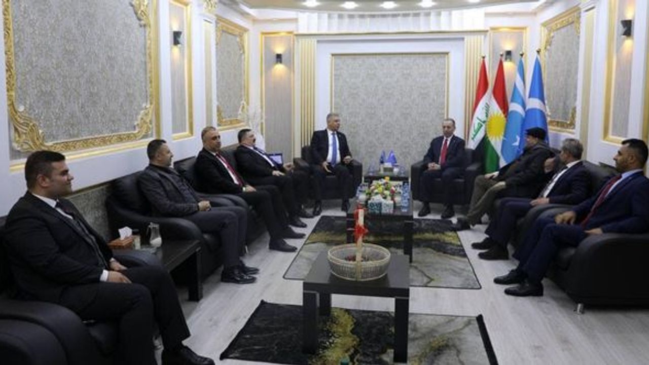 Milletvekili Salihi'den ITC Erbil Siyasi Bürosuna ziyaret