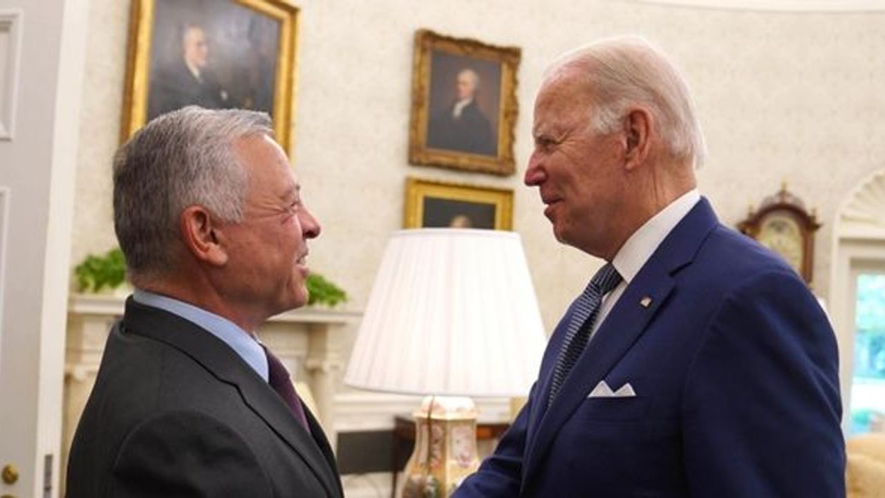 ABD Başkanı Biden, Ürdün Kralı 2. Abdullah ile görüştü