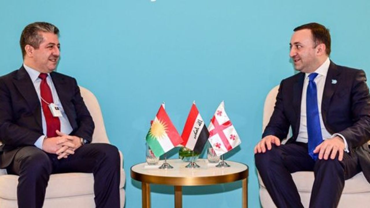 Barzani ile Gürcistan Başbakanı Garibaşvili görüştü