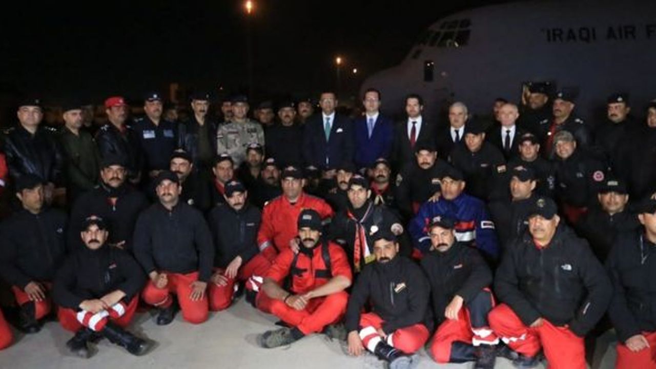 Deprem bölgesindeki çalışmalarını tamamlayan ekip yurda döndü
