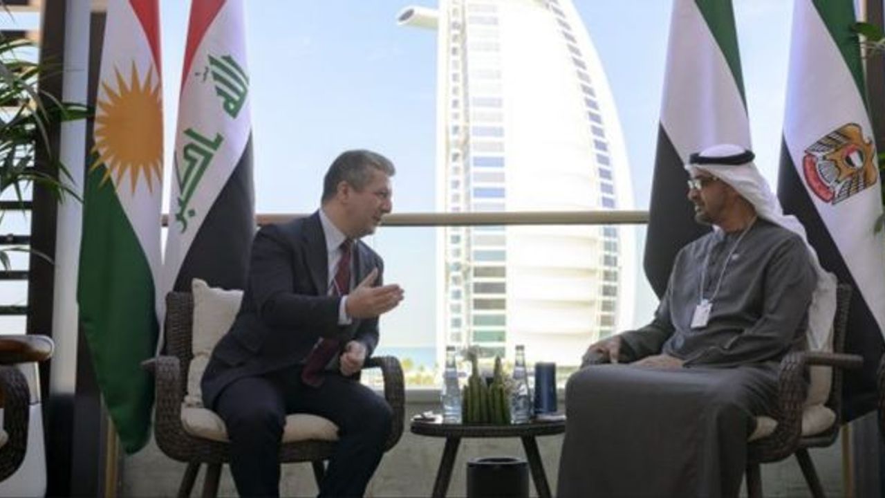 IKBY Başbakanı Barzani, BAE Devlet Başkanı Nahyan ile görüştü