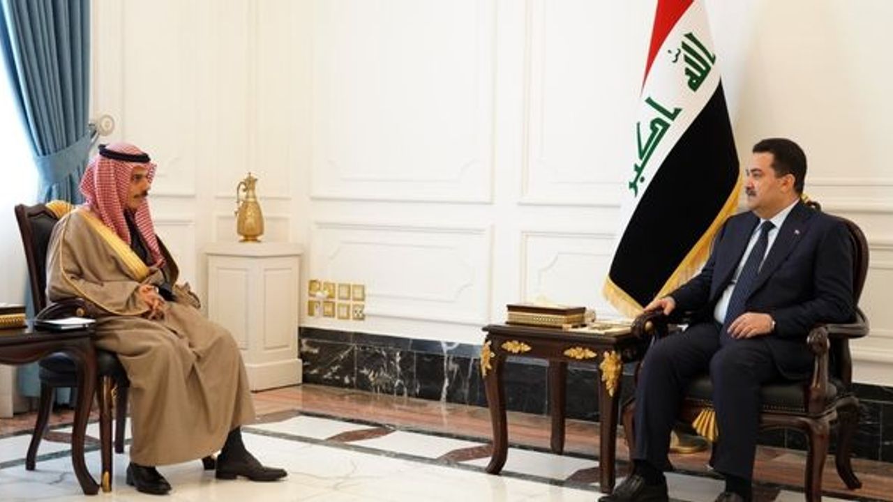 Sudani, Suudi Arabistan Dışişleri Bakanı Ferhan ile görüştü
