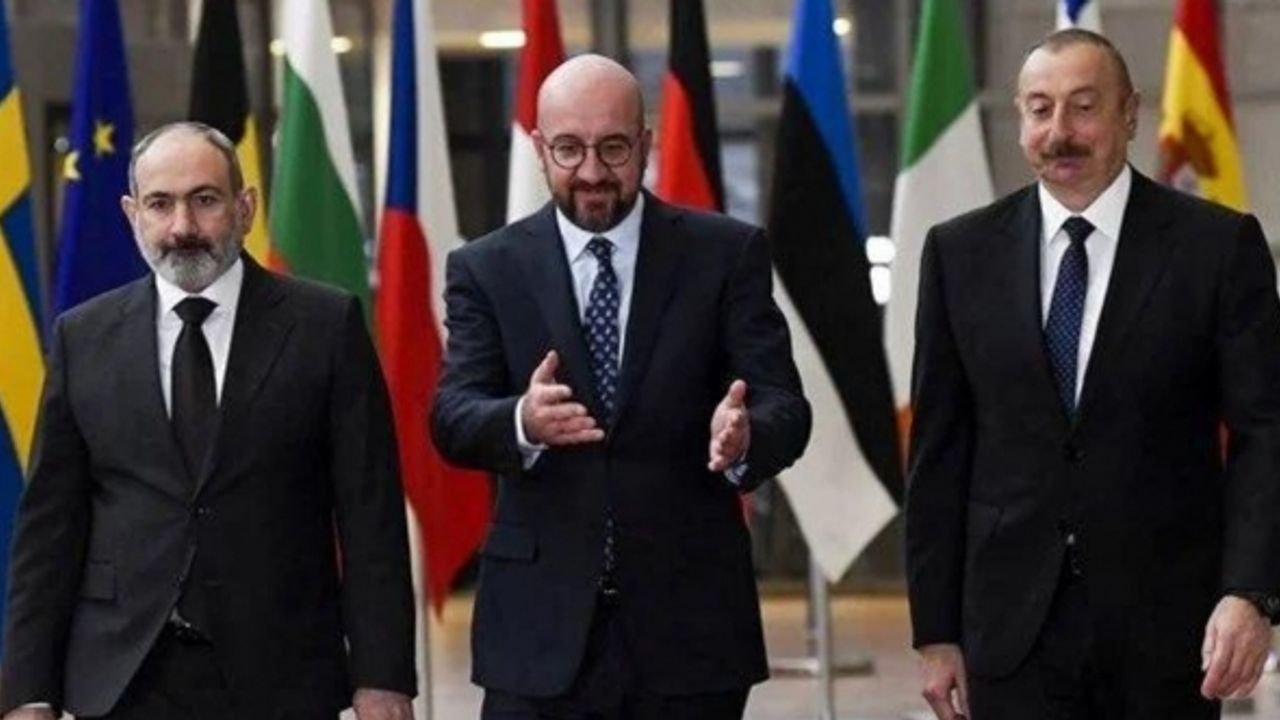 AB Konseyi Başkanı Michel, Aliyev ve Paşinyan ile görüştü