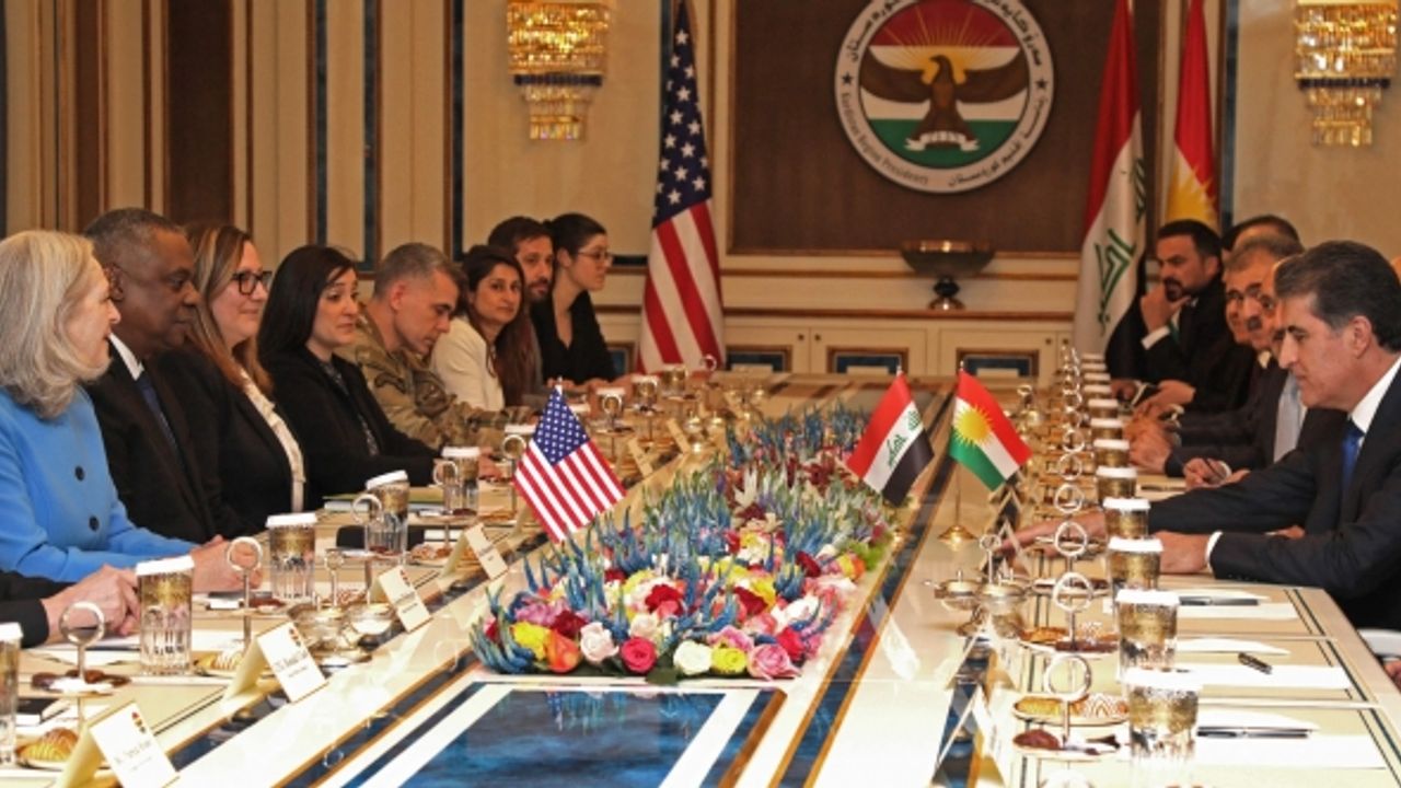 Barzani ile ABD Savunma Bakanı görüştü