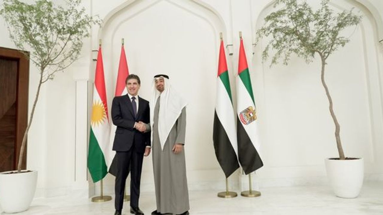 Barzani ile Nahyan bir araya geldi