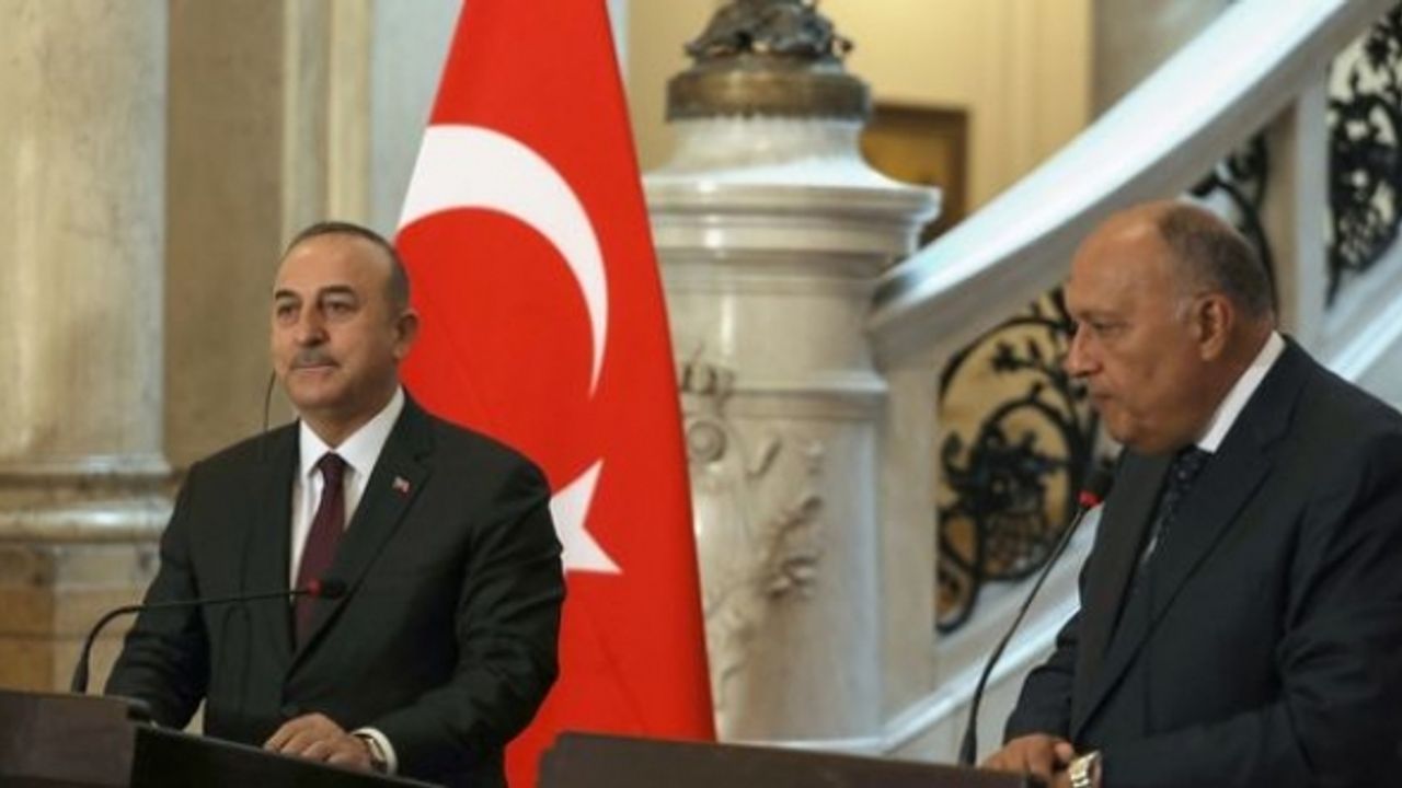 Çavuşoğlu, Mısırlı mevkidaşı Sukri ile ortak basın toplantısında konuştu