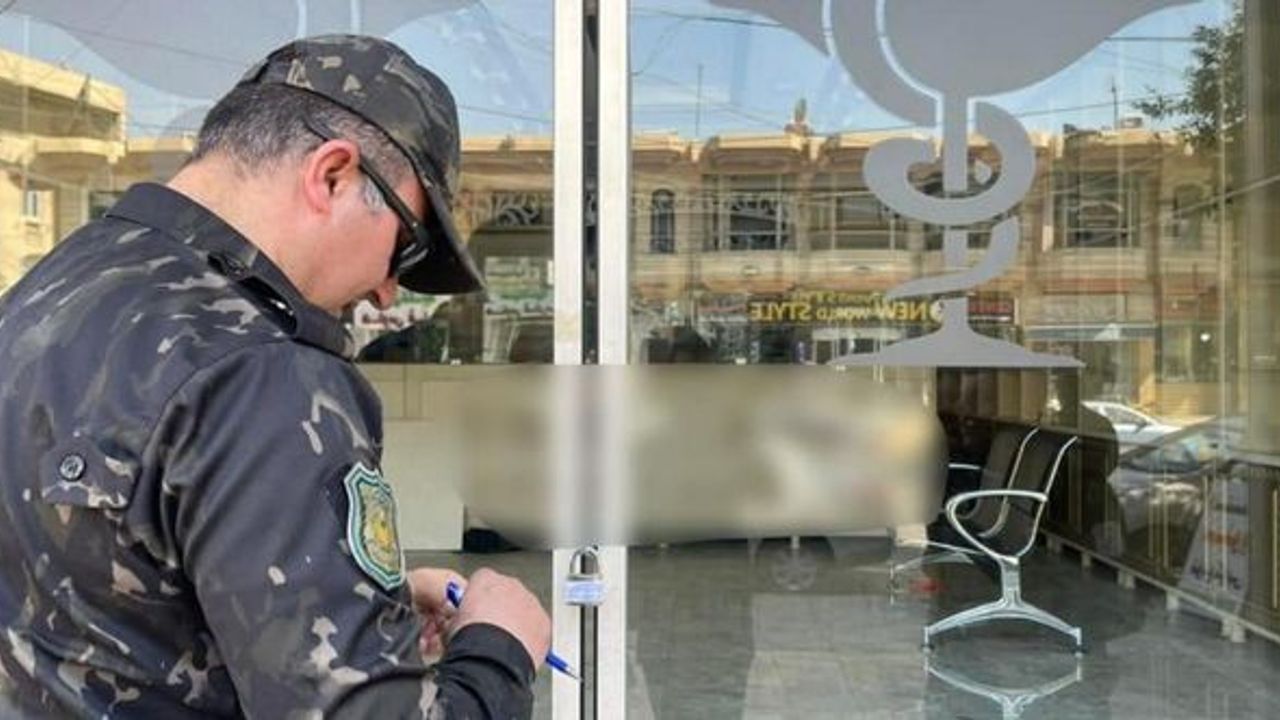 Erbil'de 6 eczane ve 2 depo kapatıldı