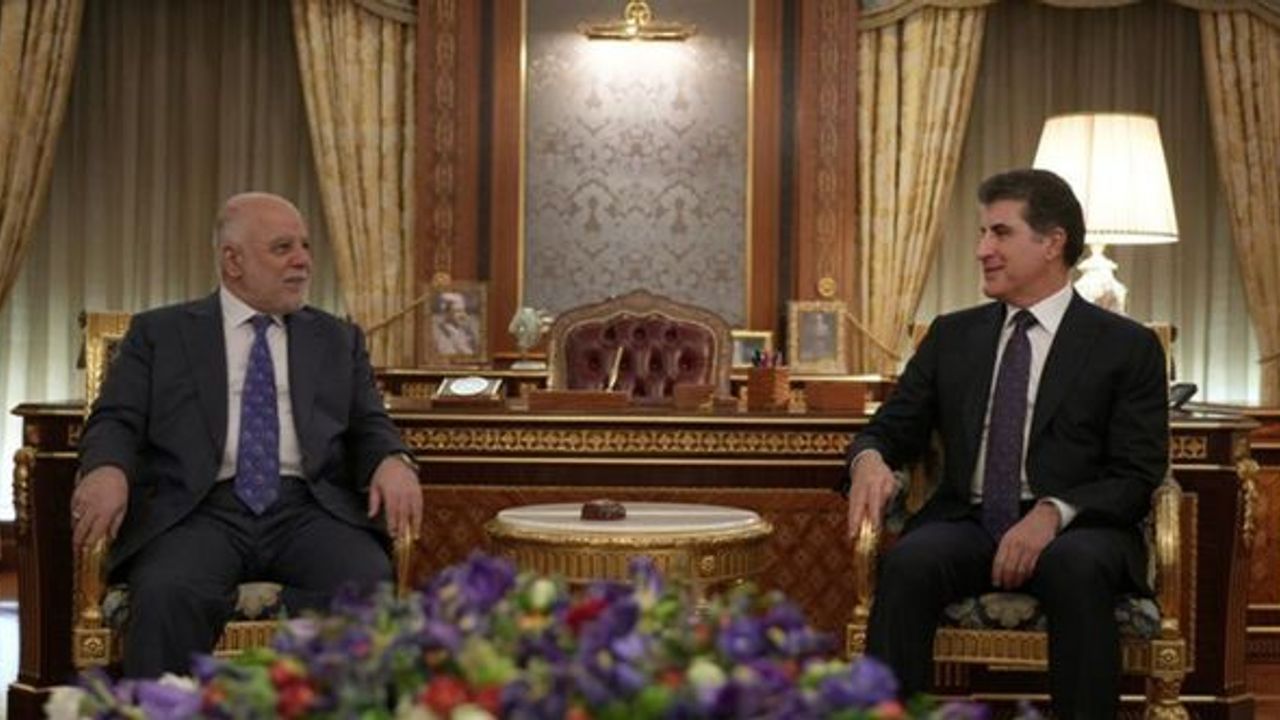 IKBY Başkanı Barzani ile Haydar Abadi Irak'ın durumunu görüştü