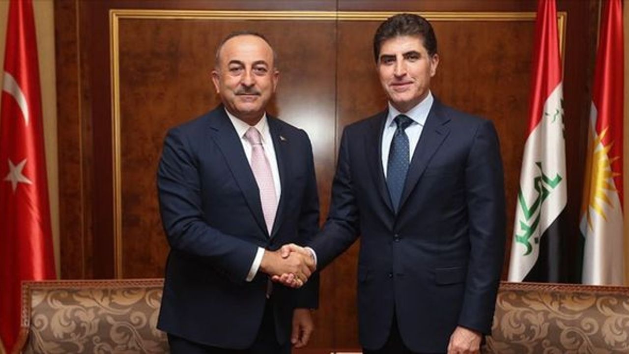 IKBY Başkanı Barzani'ye Çavuşoğlu'ndan Nevruz mesajı