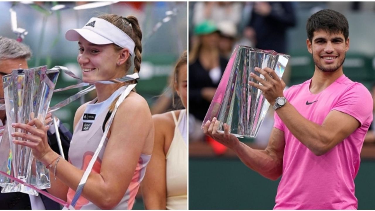İşte Indian Wells'te şampiyon tenisçiler