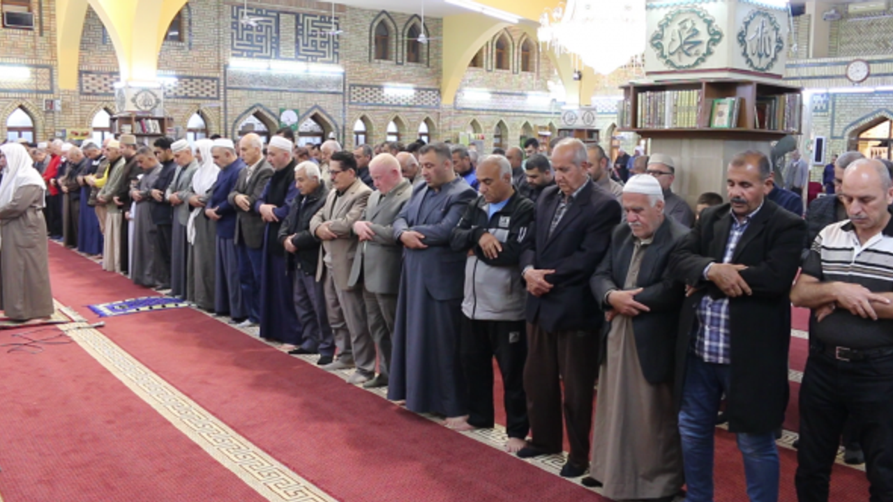 Kerkük'te ilk teravih namazı kılındı