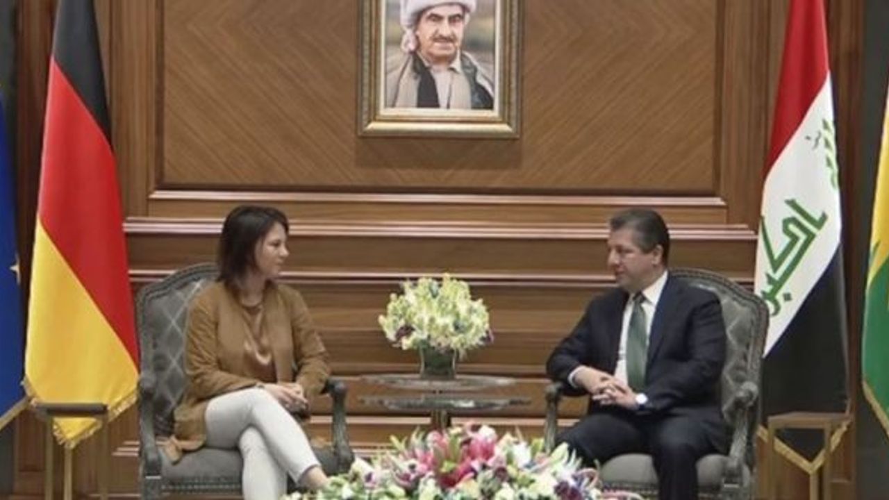 Mesrur Barzani ile Almanya Dışişleri Bakanı görüştü