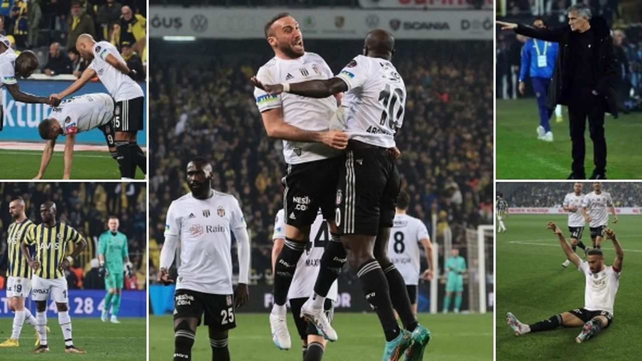 6 gol, 2 penaltı ve 1 kırmızı kart: Dev derbide zafer Kartal’ın
