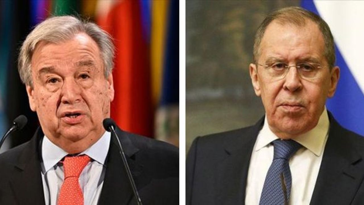 BM Genel Sekreteri Guterres, Rusya Dışişleri Bakanı Lavrov'la görüştü