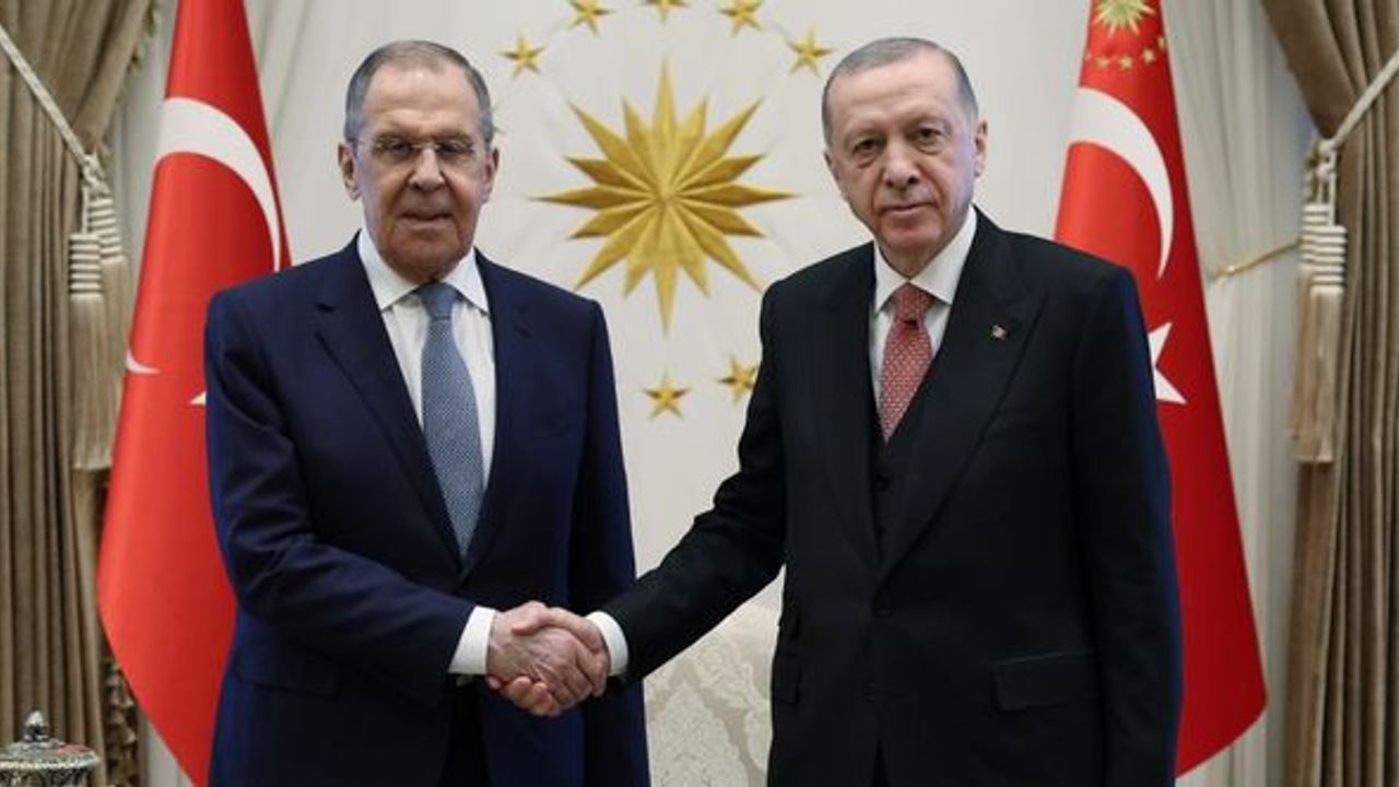 Erdoğan, Rusya Dışişleri Bakanı Lavrov'u kabul etti