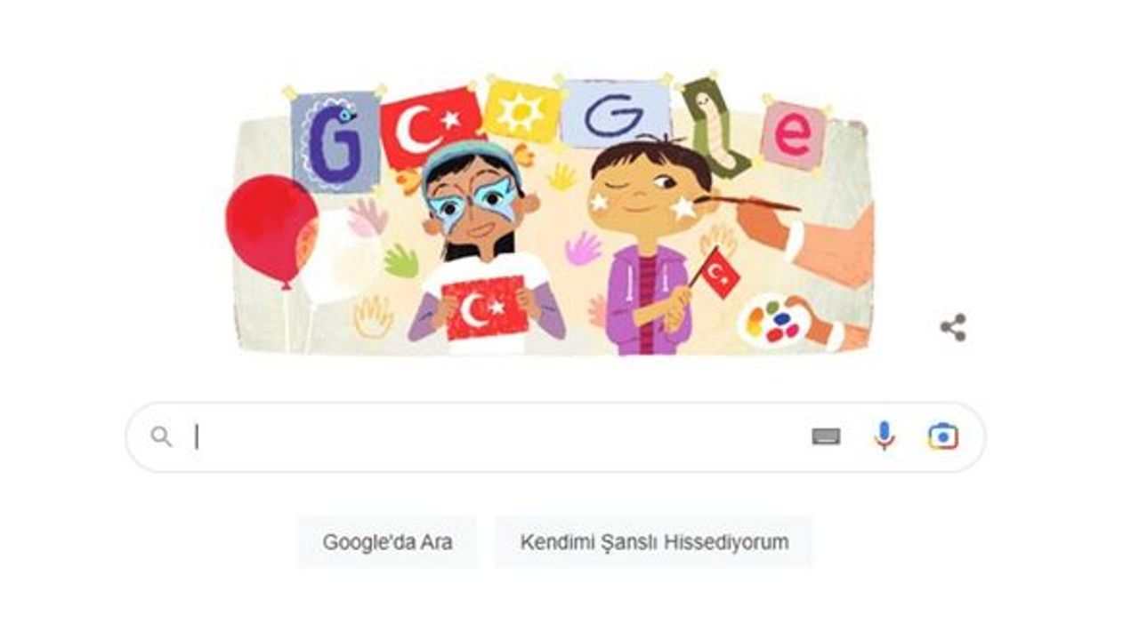 Google 23 Nisan Ulusal Egemenlik ve Çocuk Bayramı'nı kutladı