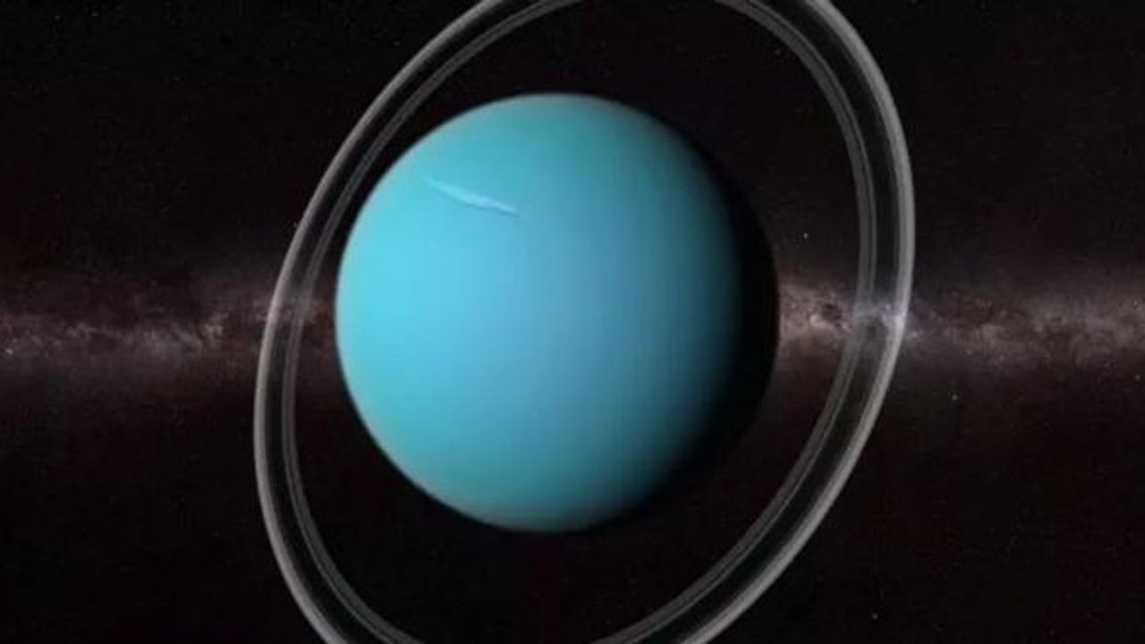 NASA, Uranüs'ün görüntüsünü paylaştı