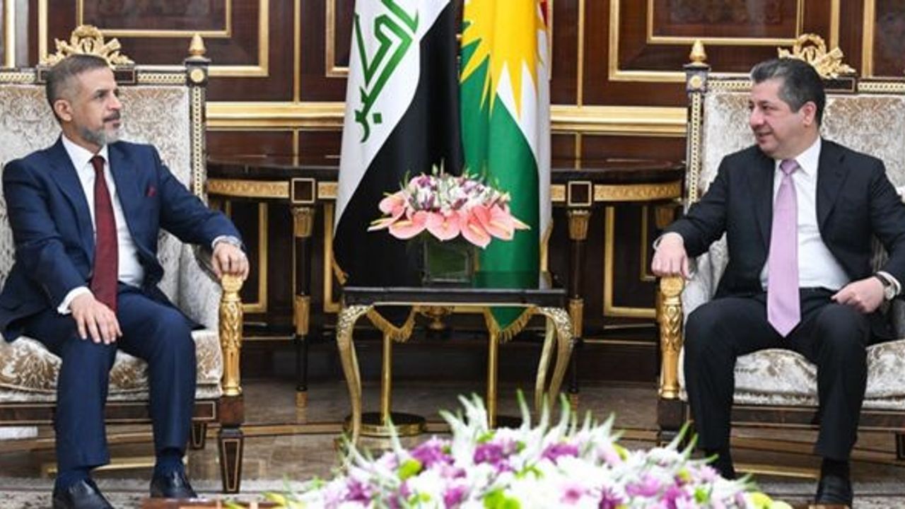 Barzani ile Başbakan Yardımcısı Temim Irak'taki sorunları görüştü