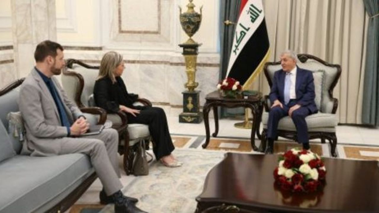 Cumhurbaşkanı Reşid, BM Temsilcisi Plasschaert'ı kabul etti