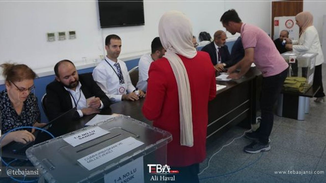 Irak'ta Türkiye'deki seçimler için oy kullanma işlemi sona erdi