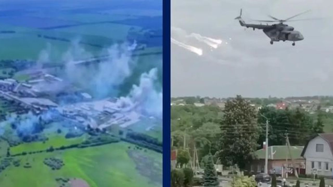 Kremlin karşıtı gruplar Rusya'da bir kasabayı istila etti